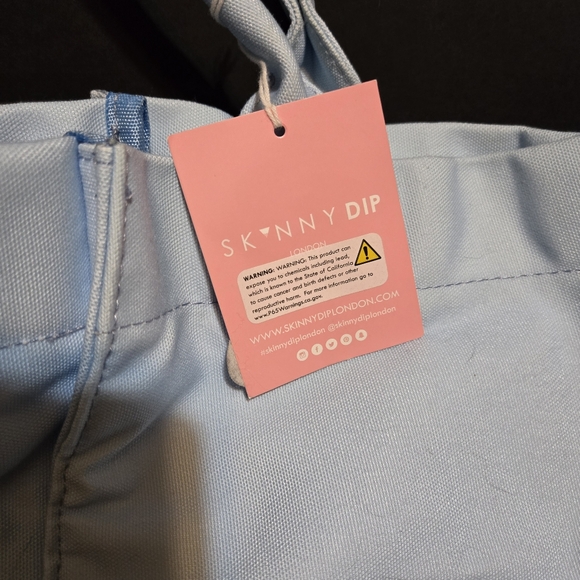 Skinny Dip London Tote Bambi Feline 'B..ch Please... I'm Fabulous' Sassy Fun 15" - Picture 5 of 12